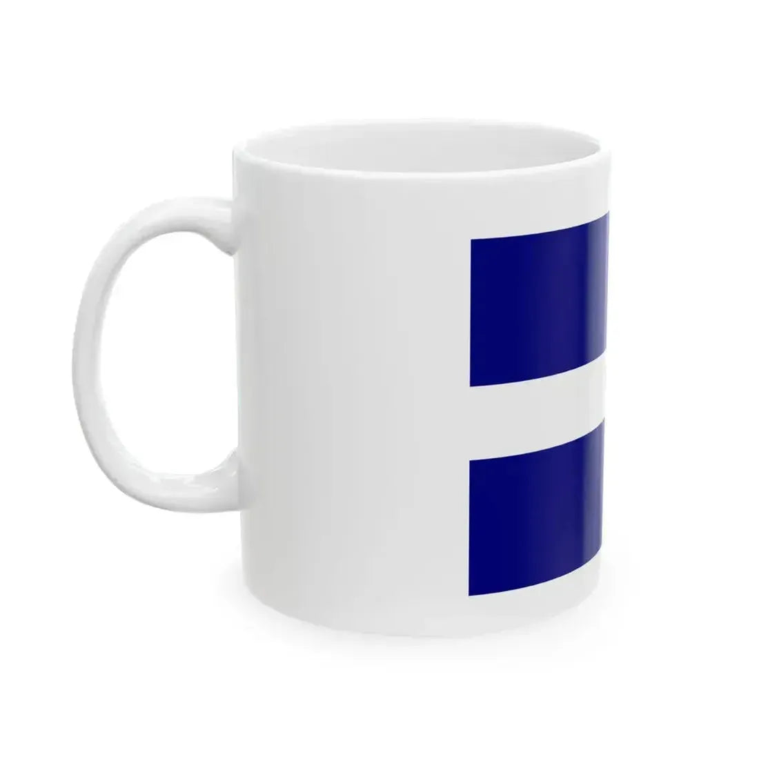 Ellas flag 1 (Greece) White Coffee Mug - Go Mug Yourself