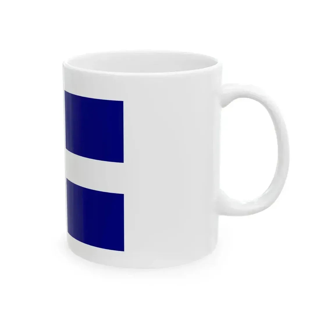 Ellas flag 1 (Greece) White Coffee Mug - Go Mug Yourself