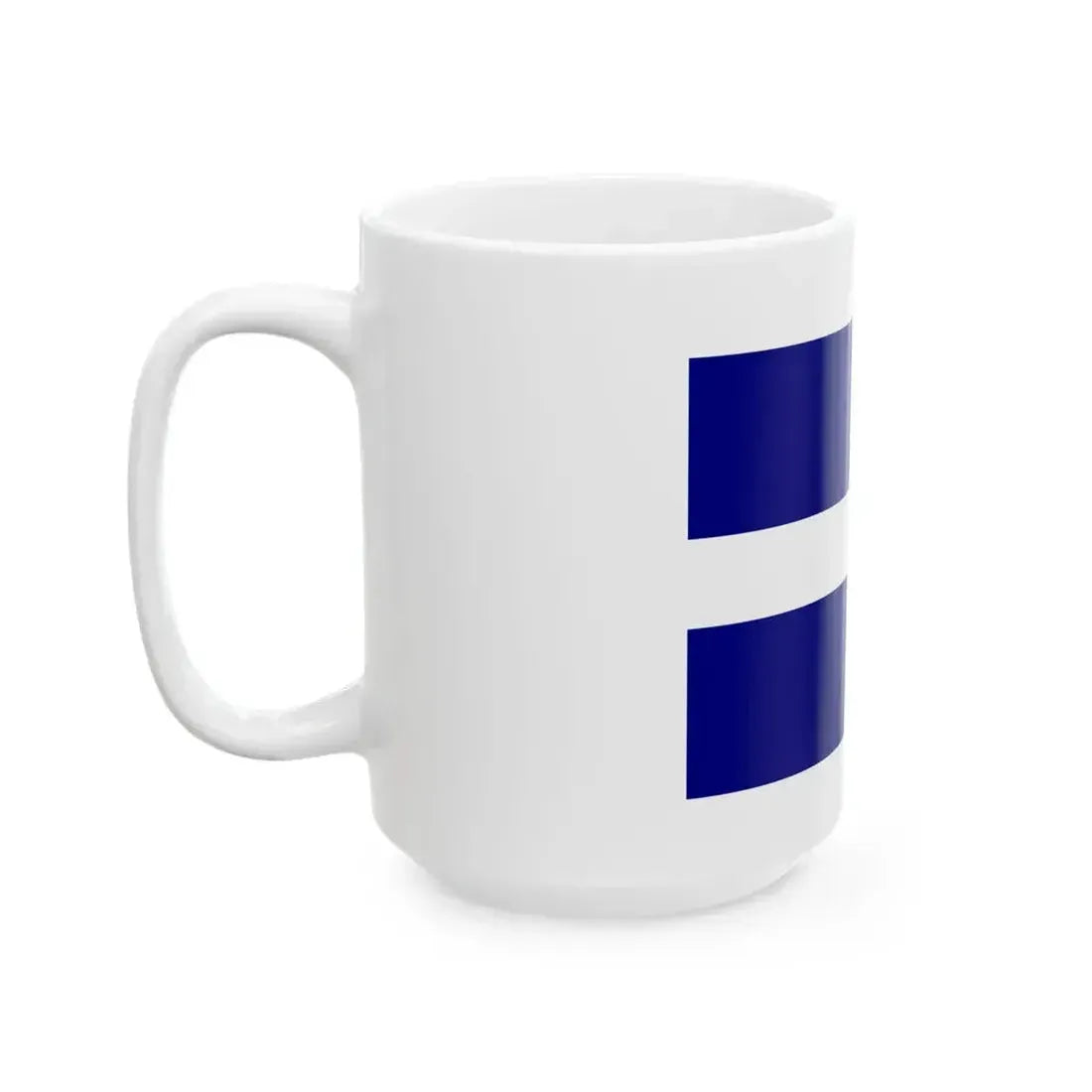 Ellas flag 1 (Greece) White Coffee Mug - Go Mug Yourself