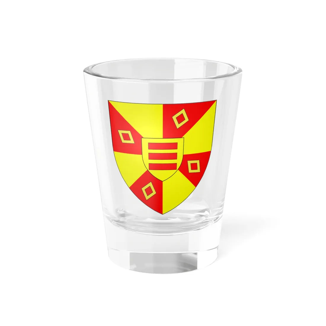 Ellezelles coat of arms (Belgium) (Coat of Arms) Shot Glass 1.5oz - Go Mug Yourself