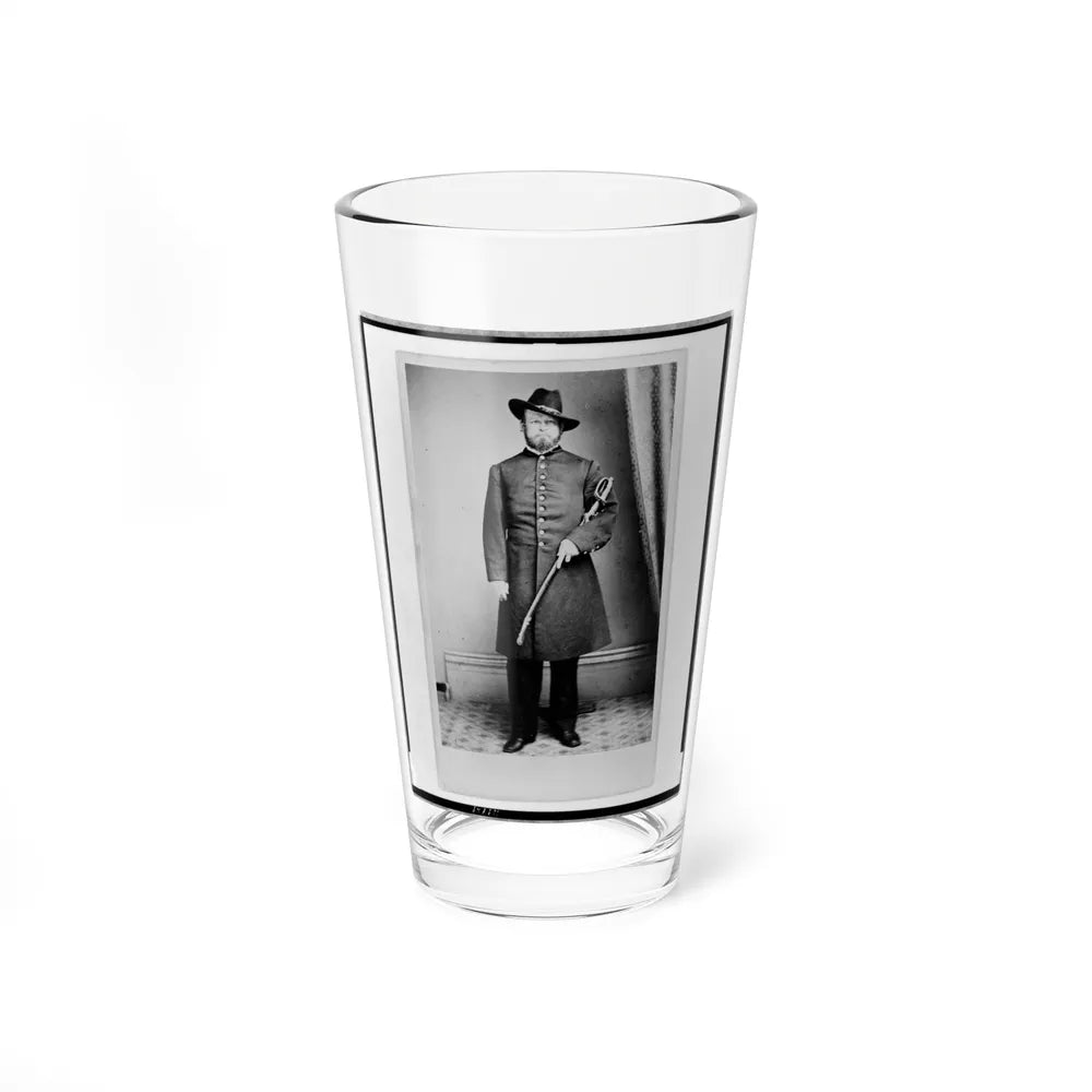 Elliott( ), Union Officer, Full-Length Portrait, Standing, Holding Sword In Left Hand, Facing Front (U.S. Civil War) Pint Glass 16oz-16oz-Go Mug Yourself