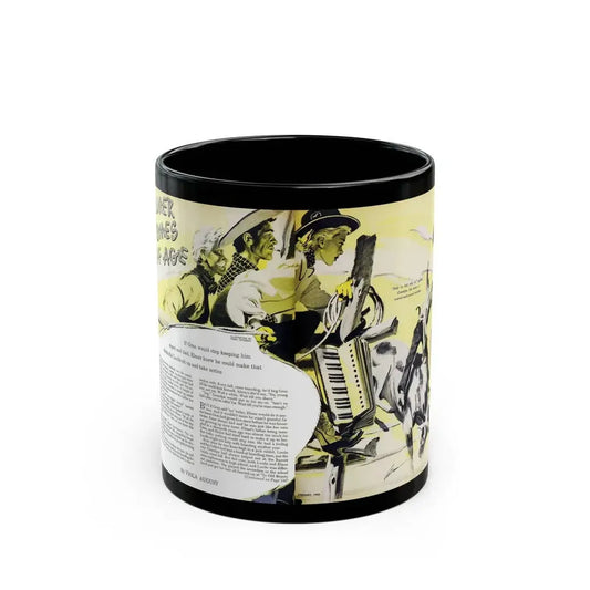 Elmer Comes of Age, Woman's Day, February 1950 - Black Coffee Mug 11oz - Go Mug Yourself