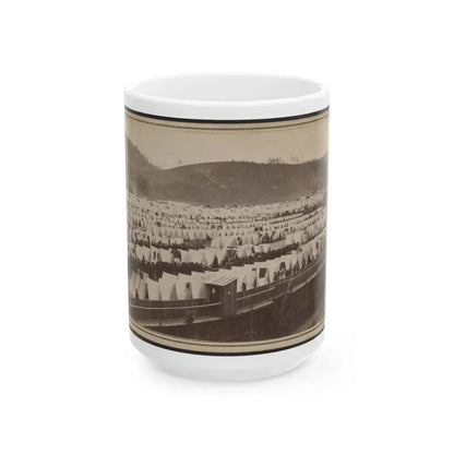 Elmira Prison, Elmira, New York (U.S. Civil War) White Coffee Mug 15oz - Go Mug Yourself