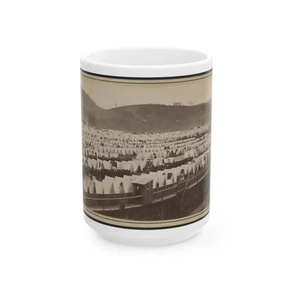 Elmira Prison, Elmira, New York (U.S. Civil War) White Coffee Mug 15oz - Go Mug Yourself