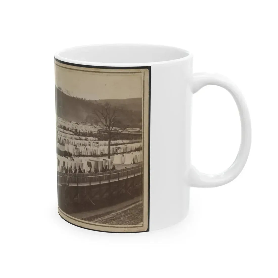 Elmira Prison, Elmira, New York (U.S. Civil War) White Coffee Mug - Go Mug Yourself