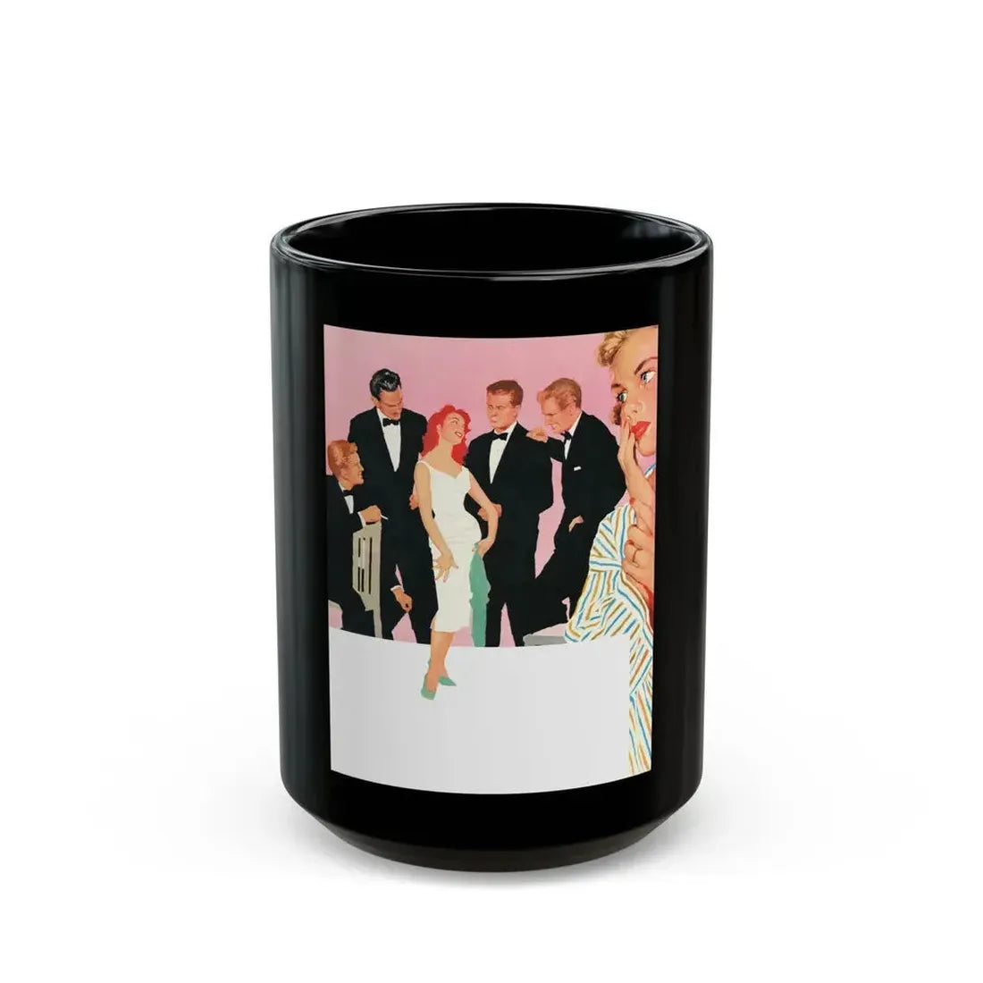 Eloise by Sheila Sibley, Woman Own magazine, 1957 - Black Coffee Mug 15oz - Go Mug Yourself