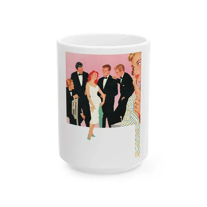 Eloise by Sheila Sibley, Woman Own magazine, 1957 - White Coffee Mug 15oz - Go Mug Yourself