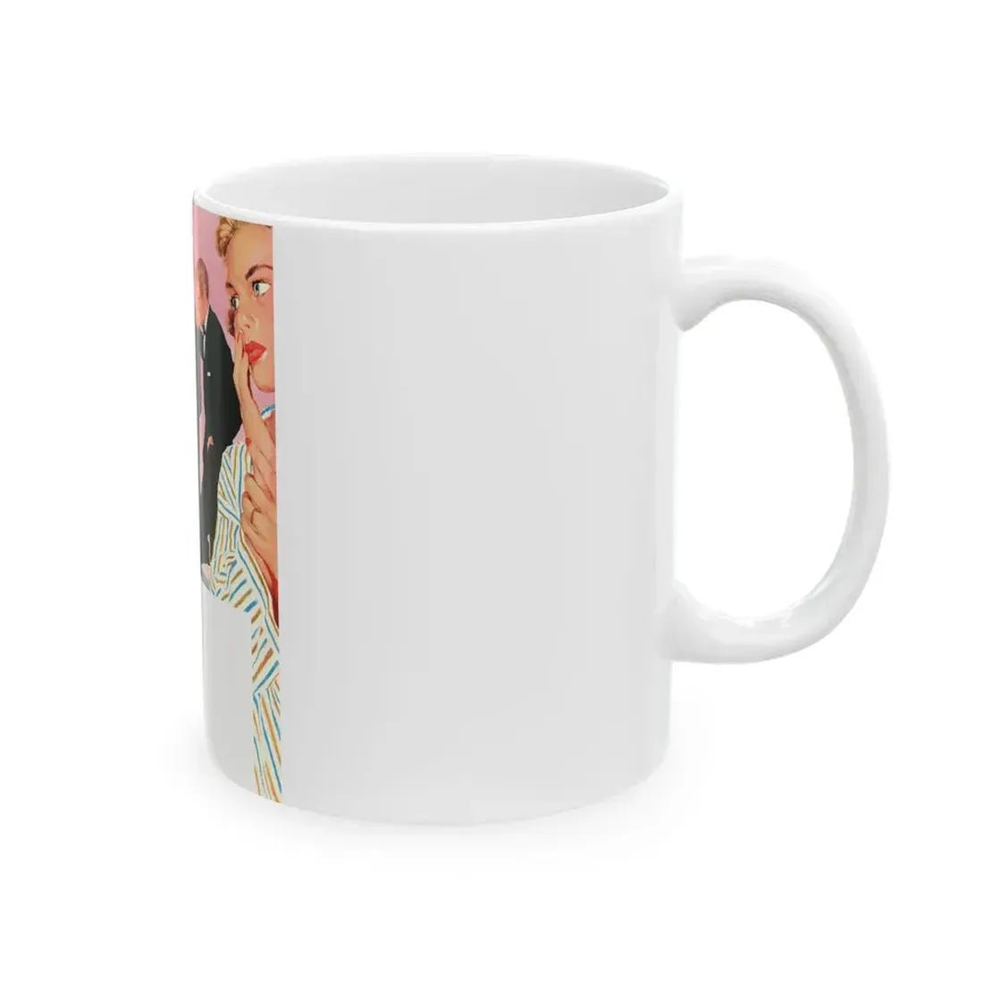 Eloise by Sheila Sibley, Woman Own magazine, 1957 - White Coffee Mug - Go Mug Yourself