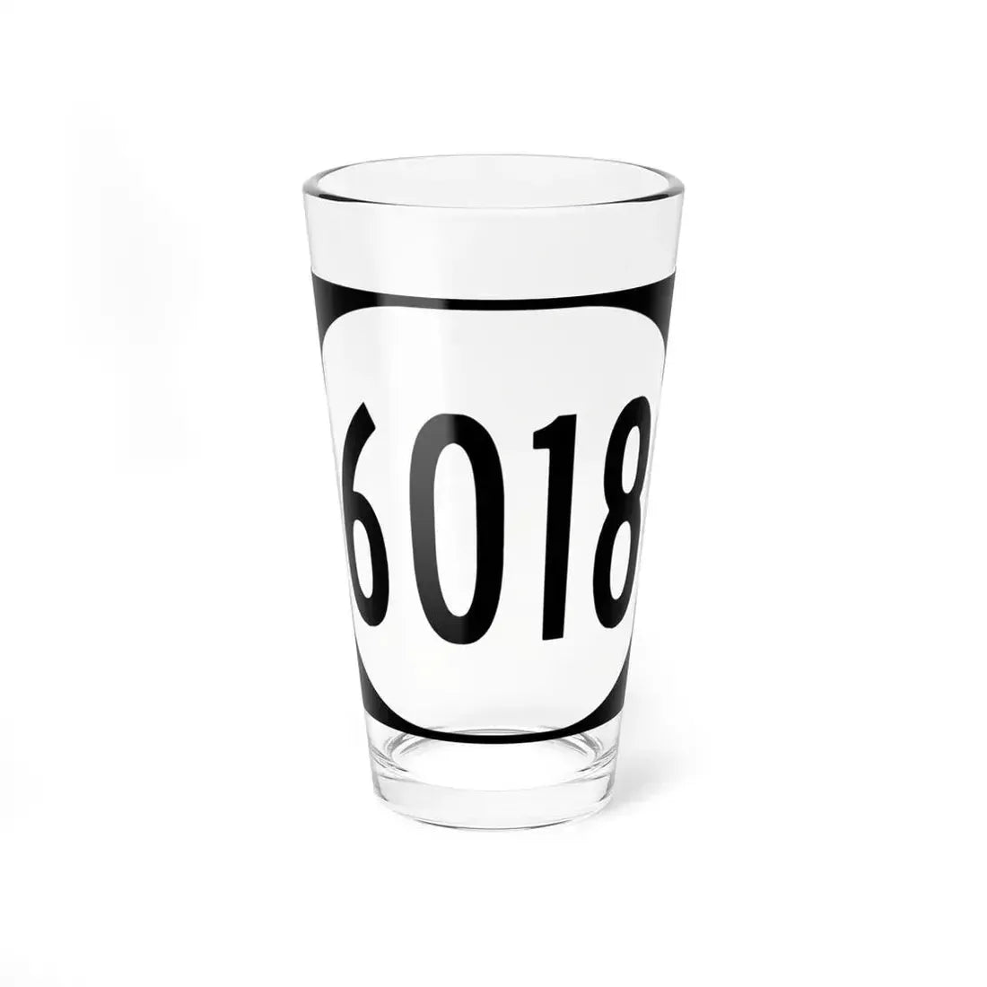 Elongated circle 6018 (Kentucky) (Road Sign) Pint Glass 16oz 16oz - Go Mug Yourself
