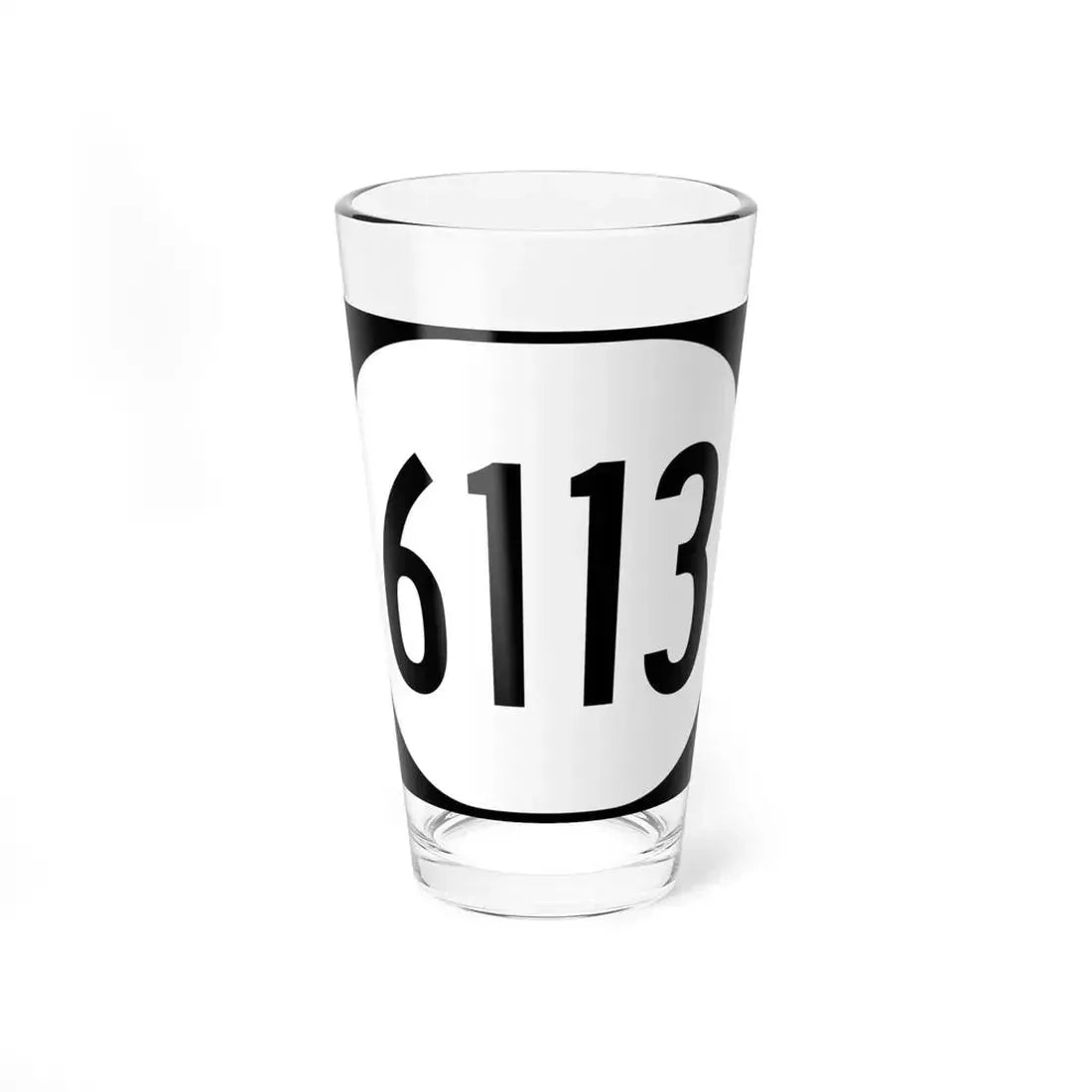 Elongated circle 6113 (Kentucky) (Road Sign) Pint Glass 16oz 16oz - Go Mug Yourself