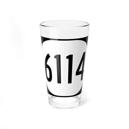 Elongated circle 6114 (Kentucky) (Road Sign) Pint Glass 16oz 16oz - Go Mug Yourself