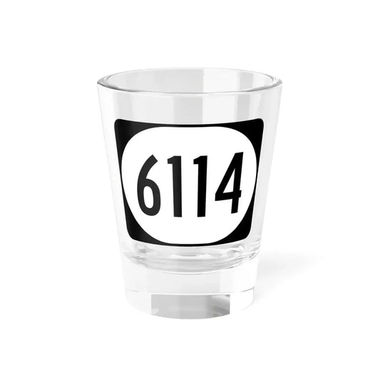 Elongated circle 6114 (Kentucky) (Road Sign) Shot Glass 1.5oz 1.5oz - Go Mug Yourself
