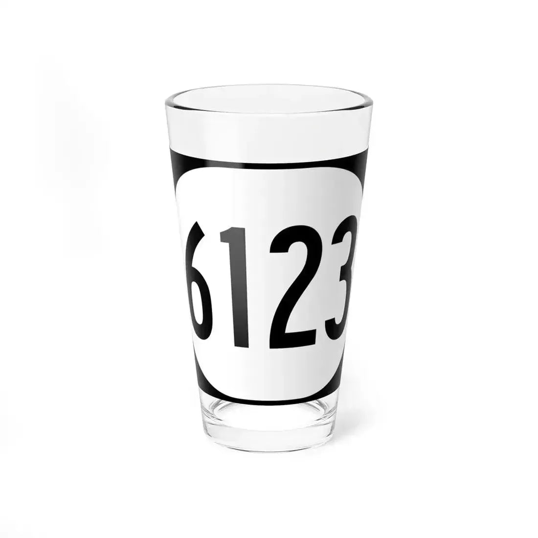 Elongated circle 6123 (Kentucky) (Road Sign) Pint Glass 16oz 16oz - Go Mug Yourself