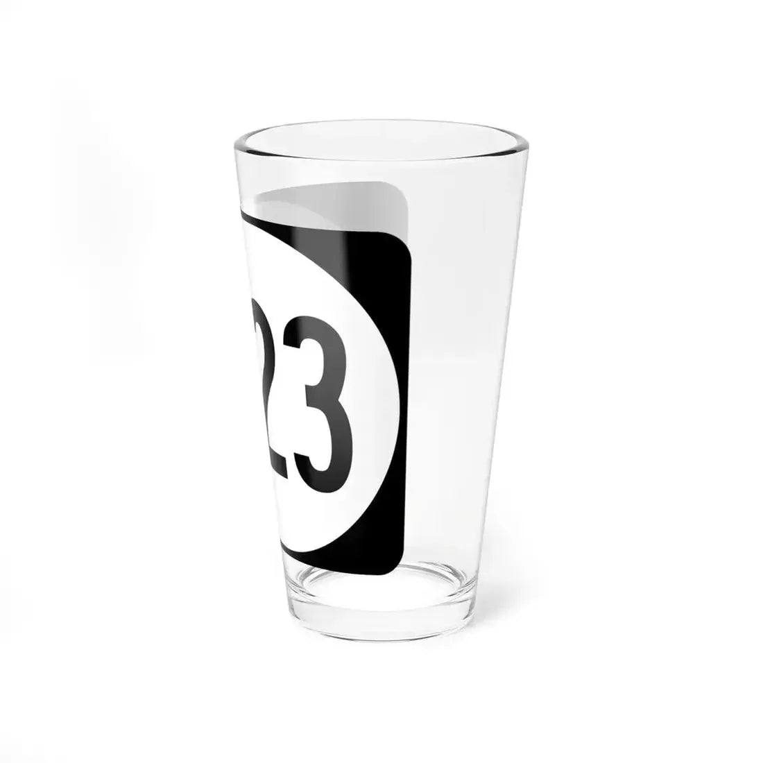 Elongated circle 6123 (Kentucky) (Road Sign) Pint Glass 16oz - Go Mug Yourself