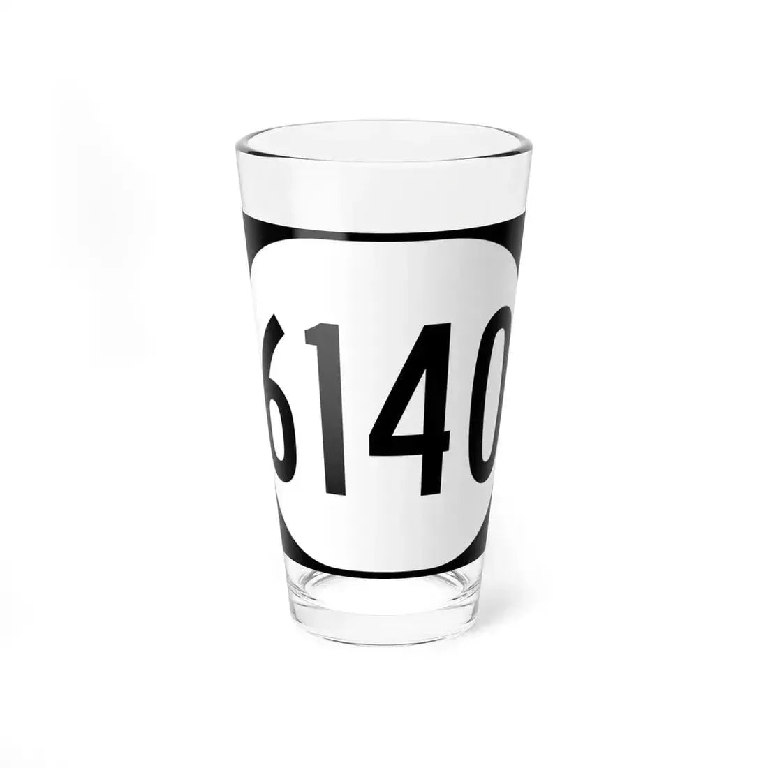 Elongated circle 6140 (Kentucky) (Road Sign) Pint Glass 16oz 16oz - Go Mug Yourself