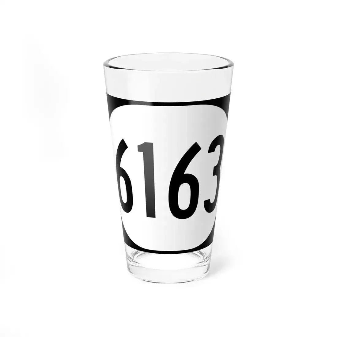 Elongated circle 6163 (Kentucky) (Road Sign) Pint Glass 16oz 16oz - Go Mug Yourself