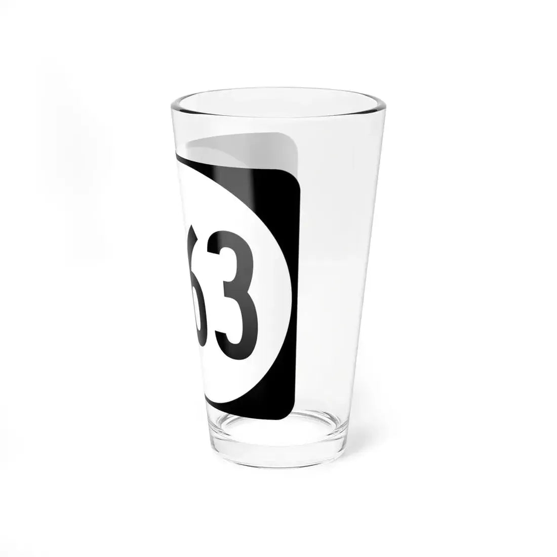 Elongated circle 6163 (Kentucky) (Road Sign) Pint Glass 16oz - Go Mug Yourself