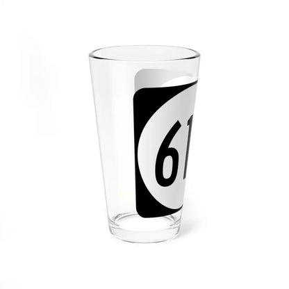 Elongated circle 6163 (Kentucky) (Road Sign) Pint Glss 16oz - Go Mug Yourself