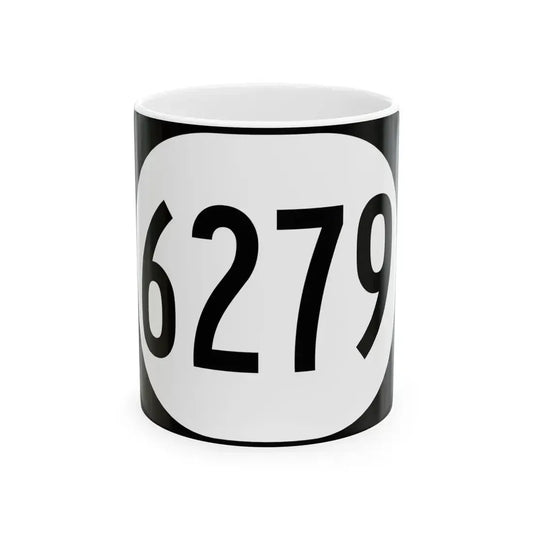 Elongated circle 6279 (Kentucky) (Road Sign) White Coffee Mug 11oz - Go Mug Yourself