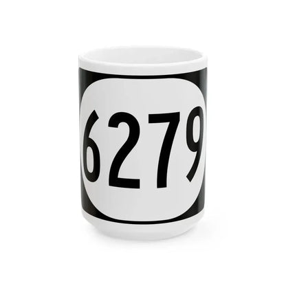 Elongated circle 6279 (Kentucky) (Road Sign) White Coffee Mug 15oz - Go Mug Yourself