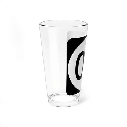 Elongated circle template 2-digit (Kentucky) (Road Sign) Pint Glass 16oz - Go Mug Yourself