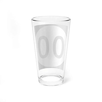 Elongated circle template 2-digit (Kentucky) (Road Sign) Pint Glss 16oz - Go Mug Yourself