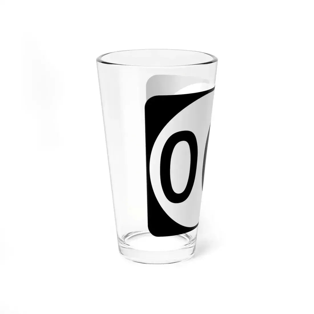 Elongated circle template 3-digit (Kentucky) (Road Sign) Pint Glass 16oz - Go Mug Yourself