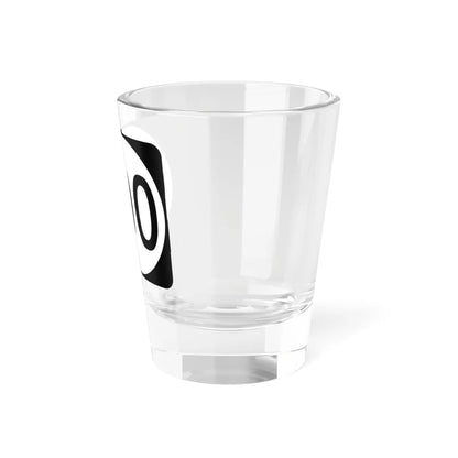 Elongated circle template 3-digit (Kentucky) (Road Sign) Shot Glass 1.5oz - Go Mug Yourself