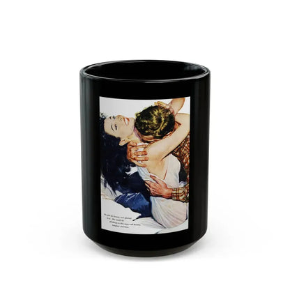 Elusive Beauty, Redbook, July 1955 - Black Coffee Mug 15oz - Go Mug Yourself