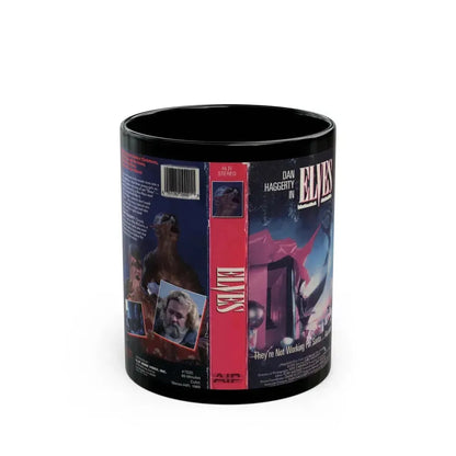ELVES (VHS COVER) - Black Coffee Mug 11oz - Go Mug Yourself
