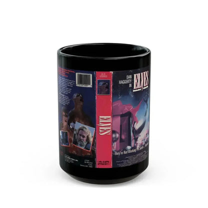 ELVES (VHS COVER) - Black Coffee Mug 15oz - Go Mug Yourself