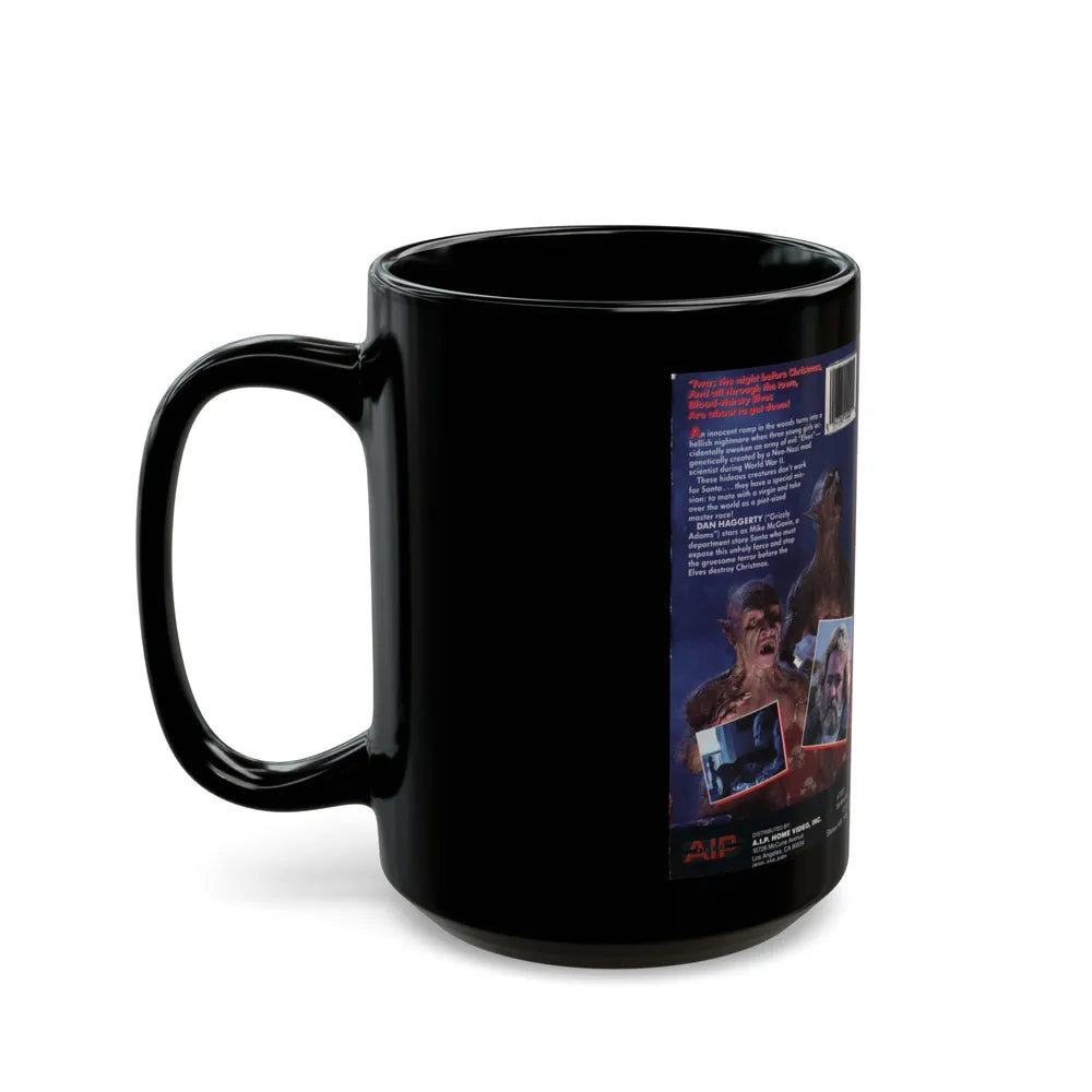 ELVES (VHS COVER) - Black Coffee Mug-Go Mug Yourself