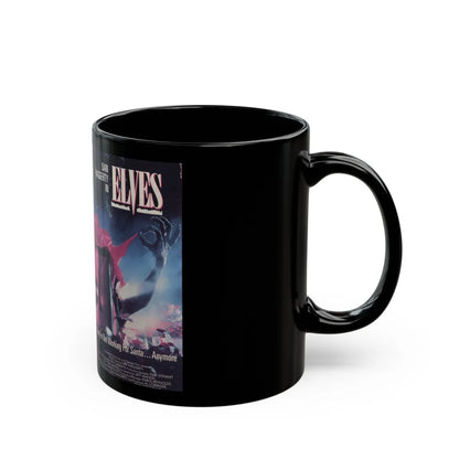 ELVES (VHS COVER) - Black Coffee Mug-Go Mug Yourself