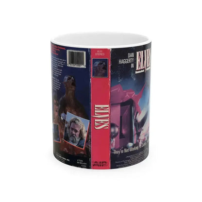 ELVES (VHS COVER) - White Coffee Mug 11oz - Go Mug Yourself