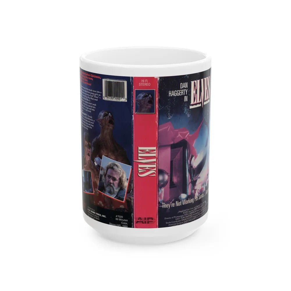 ELVES (VHS COVER) - White Coffee Mug-15oz-Go Mug Yourself