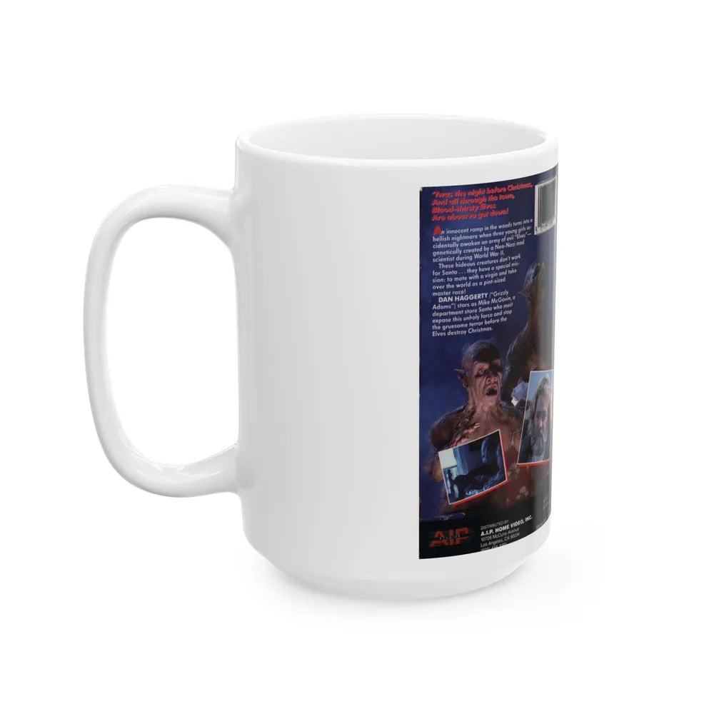 ELVES (VHS COVER) - White Coffee Mug-Go Mug Yourself