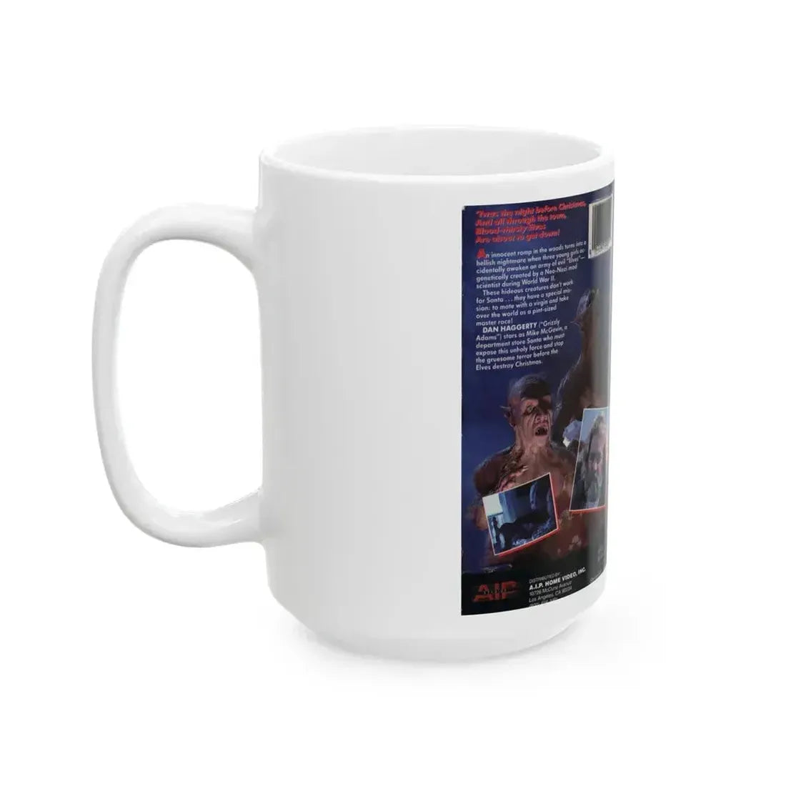 ELVES (VHS COVER) - White Coffee Mug - Go Mug Yourself