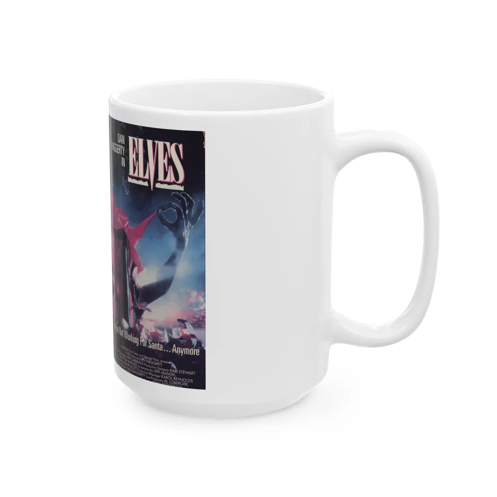 ELVES (VHS COVER) - White Coffee Mug-Go Mug Yourself