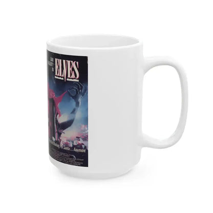 ELVES (VHS COVER) - White Coffee Mug - Go Mug Yourself