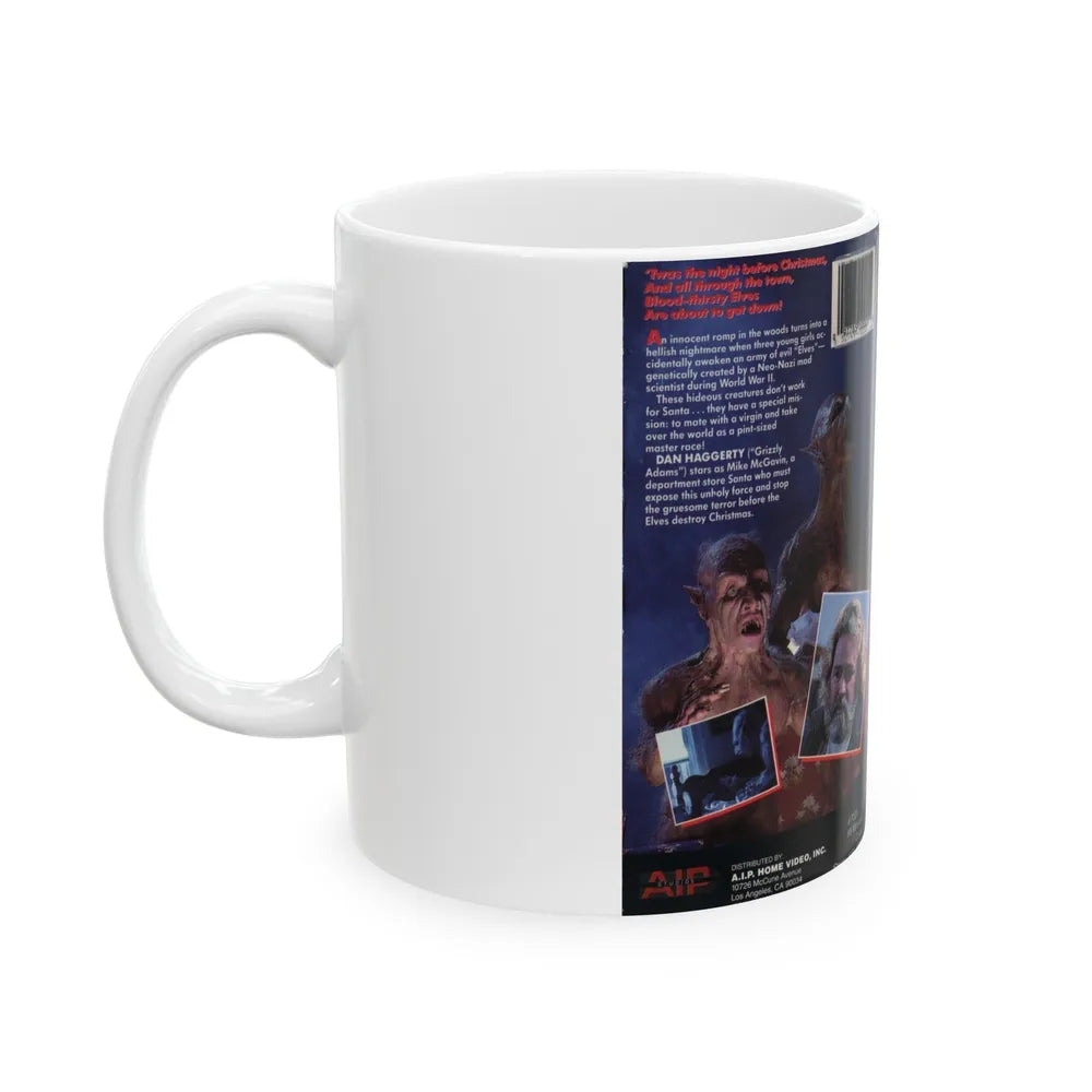 ELVES (VHS COVER) - White Coffee Mug-Go Mug Yourself