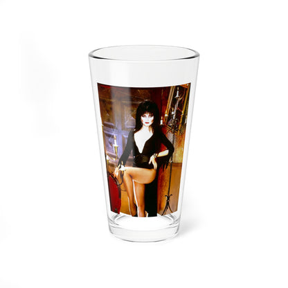 Elvira, Mistress Of The Dark #136 (Vintage Female Icon) Pint Glass 16oz-16oz-Go Mug Yourself