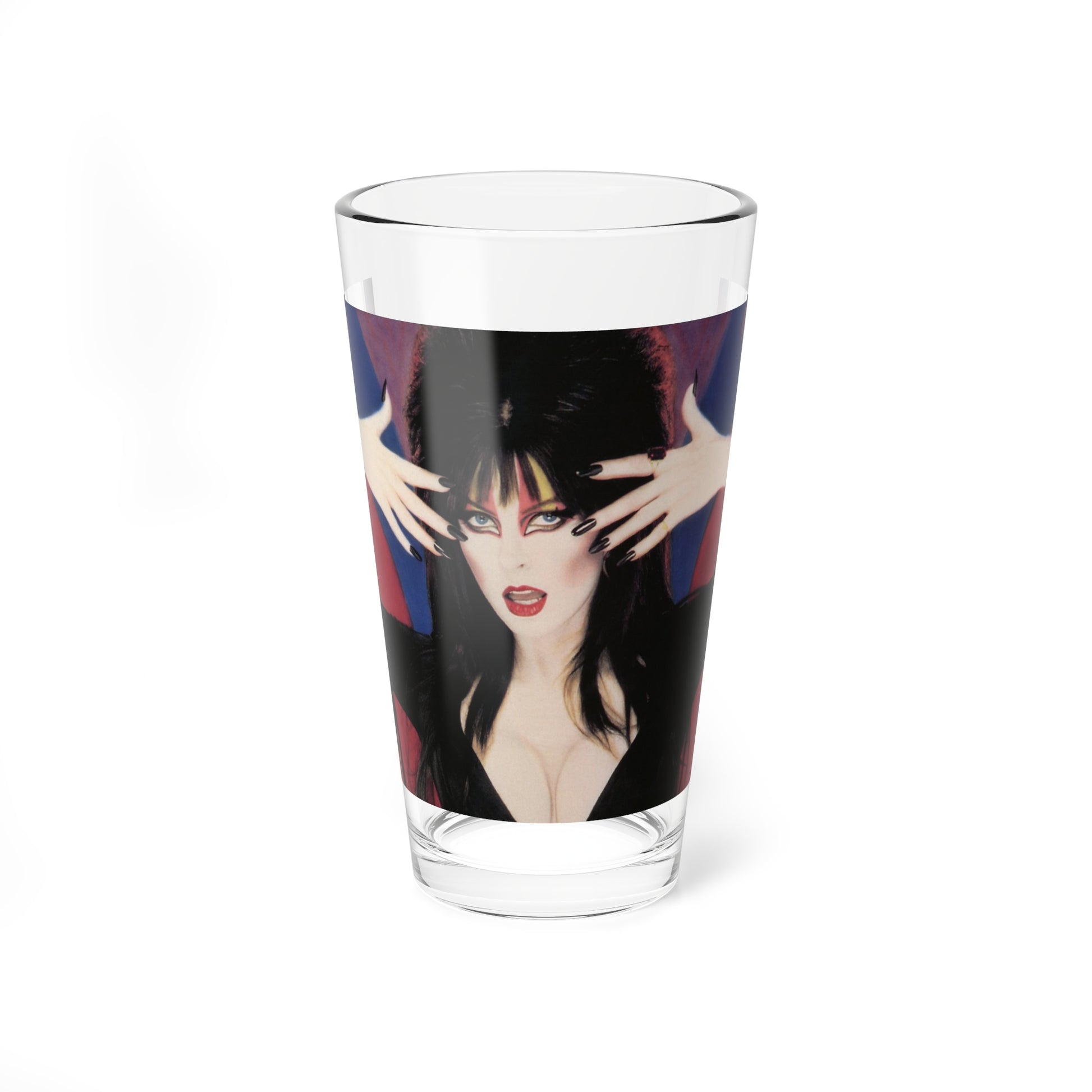 Elvira, Mistress Of The Dark #149 (Vintage Female Icon) Pint Glass 16oz-16oz-Go Mug Yourself