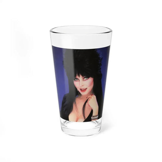 Elvira, Mistress Of The Dark #150 (Vintage Female Icon) Pint Glass 16oz 16oz - Go Mug Yourself