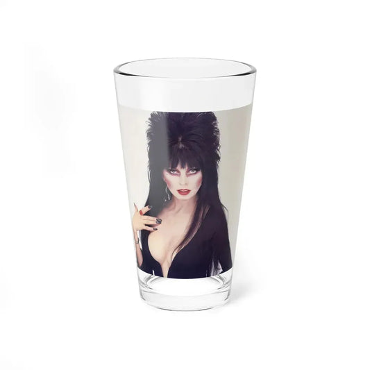 Elvira, Mistress Of The Dark #151 (Vintage Female Icon) Pint Glass 16oz 16oz - Go Mug Yourself