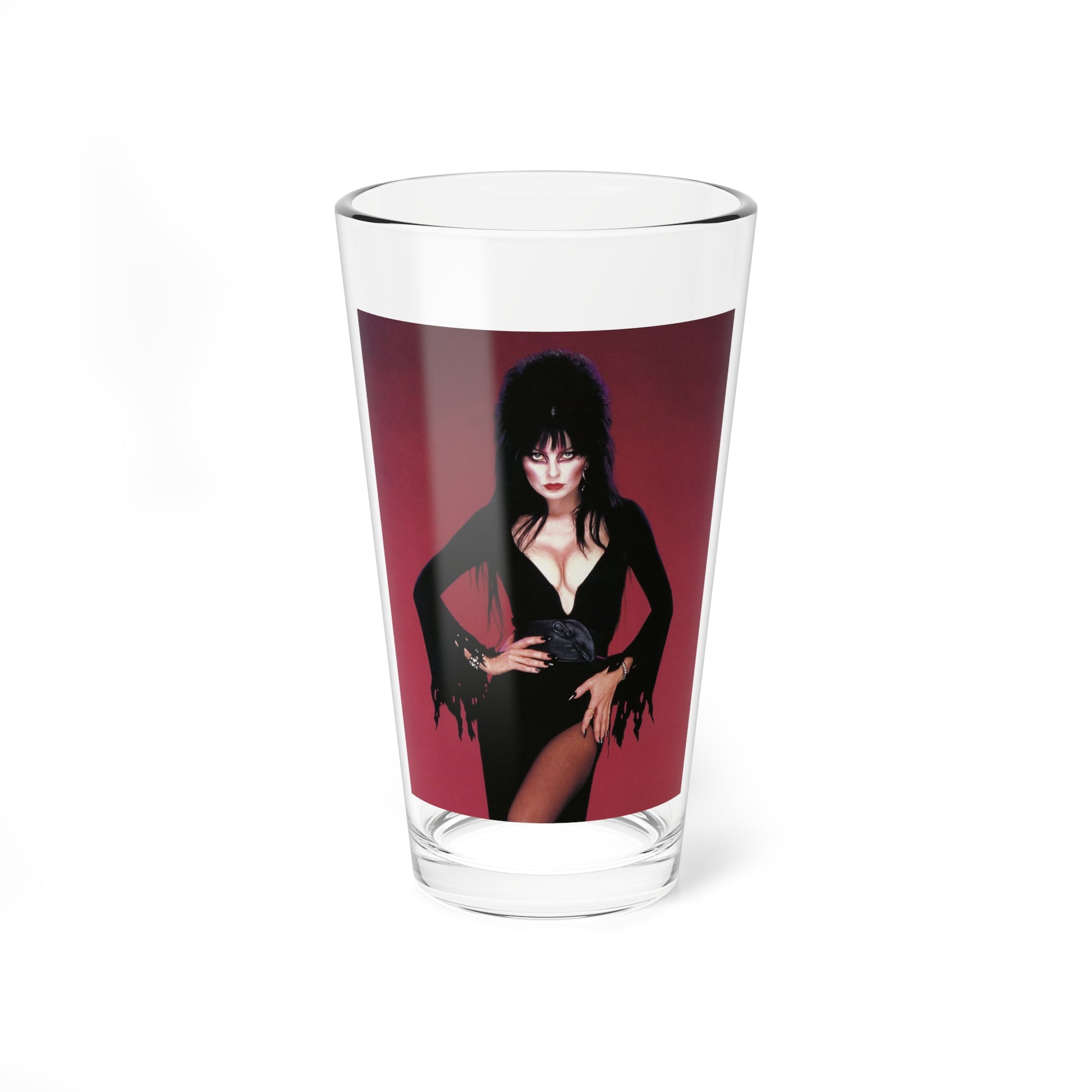 Elvira, Mistress Of The Dark #154 (Vintage Female Icon) Pint Glass 16oz-16oz-Go Mug Yourself