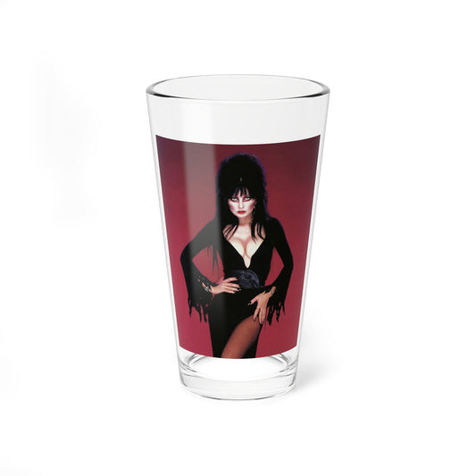 Elvira, Mistress Of The Dark #154 (Vintage Female Icon) Pint Glass 16oz-16oz-Go Mug Yourself