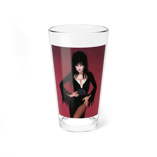 Elvira, Mistress Of The Dark #154 (Vintage Female Icon) Pint Glass 16oz 16oz - Go Mug Yourself
