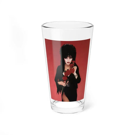 Elvira, Mistress Of The Dark #155 (Vintage Female Icon) Pint Glass 16oz 16oz - Go Mug Yourself
