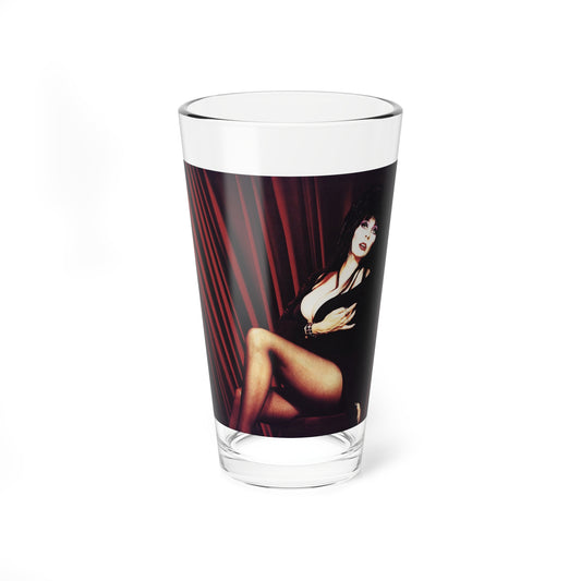 Elvira, Mistress Of The Dark #156 (Vintage Female Icon) Pint Glass 16oz-16oz-Go Mug Yourself