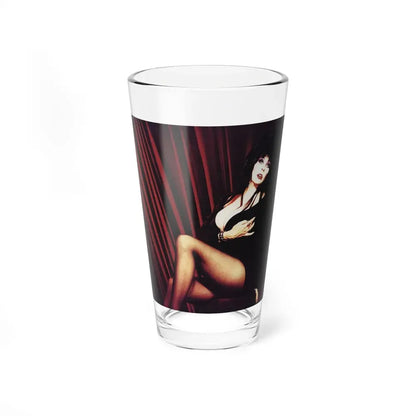 Elvira, Mistress Of The Dark #156 (Vintage Female Icon) Pint Glass 16oz 16oz - Go Mug Yourself